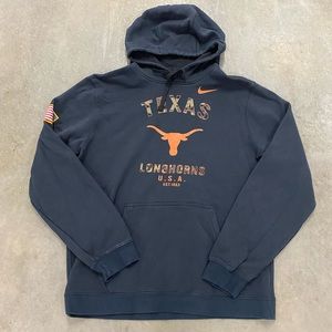 Nike UT Texas Longhorns Salute to Service Camo Hoodie Size XL RN#56323